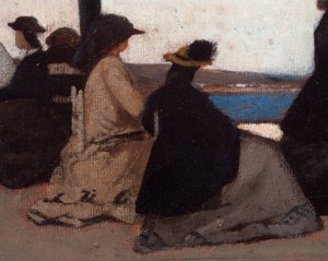 La rotunda de Palmieri (La Rotonda di Palmieri) Szczegółowy obraz autorstwa Giovanniego Fattori (1825-1908) autorstwa Giovanni Fattori