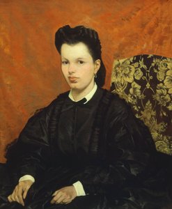 Түүний анхны эхнэрийн хөрөг, Жованни Фаттори (1825-1908), зотон дээр тосон дарсан, 83х70 см хэмжээтэй autorstwa Giovanni Fattori