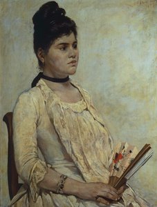 Portret pasierbicy Giulii Marinelli autorstwa Giovanni Fattori