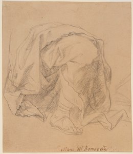 Studium draperii autorstwa Giovanni Francesco (1610 62) Romanelli