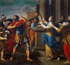Barok: Córka Jeftego autorstwa Romanelli, Giovanni Francesco (1610-1662)