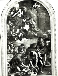 Pogrzeb św. Petronilli autorstwa Giovanni Francesco Barbieri