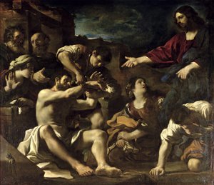 Zmartwychwstanie Łazarza, ok. 1619