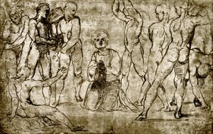 Ukamienowanie św autorstwa Giovanni Francesco Penni