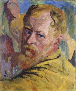 Autoportret, 1923 autorstwa Giovanni Giacometti