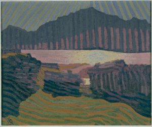 Widok Capolago, ok. godz. 1907. autorstwa Giovanni Giacometti