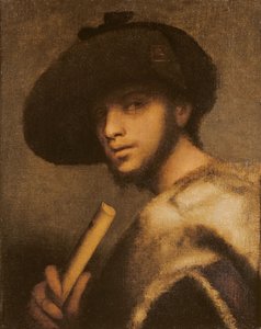 Dudziarz (olej na płótnie) autorstwa Giovanni Girolamo Savoldo