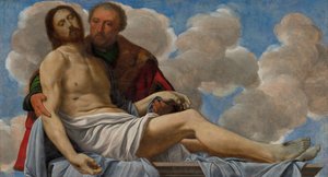 Chrystus z Józefem z Arymatei autorstwa Giovanni Girolamo Savoldo