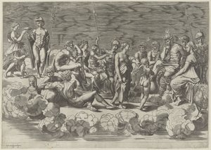 Kolekcja Bogów na Olympusie autorstwa Giovanni Jacopo Caraglio