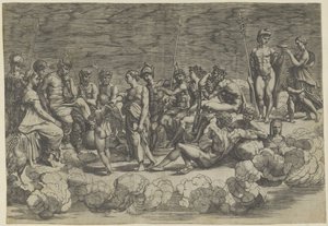 Kolekcja Bogów na Olympusie autorstwa Giovanni Jacopo Caraglio