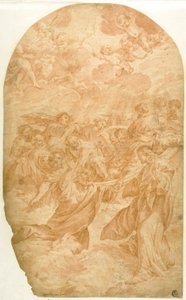 Chrystus wzywający św. Piotra do chodzenia po wodzie autorstwa Giovanni Lanfranco