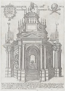 Katafalk dla księcia Alessandro Farnese, 1593