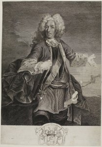 Johann Matthias, hrabia Schulenburg. autorstwa Giovanni Marco Pitteri