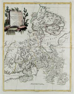 Rosyjska Laponia z rządami Olonecholi, Carelia, Bielozero i Ingria w europejskiej Rosji, z Tome III „Nowego Atlasu”, rytowanego przez G. Zulianiego autorstwa Giovanni Marco Pitteri