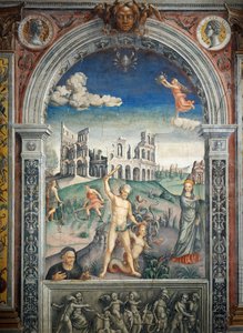Fresk Giovanniego Marii Falconetto (1468-1535), Sala Zodiaku, Palazzo D
