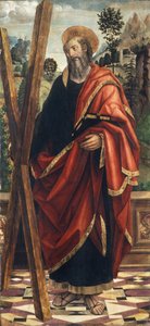 Św. Andrzej, ok. 1496 (olej na desce) autorstwa Giovanni Martino Spanzotti