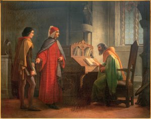 Dante Alighieri gwiazda Giotto dem Guido Novello z Polenta vor