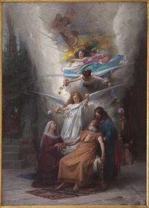 Pasaż Św. Józefa 1875 (olej na płótnie) autorstwa Giovanni Muzzioli