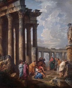 „Św. Paweł na Malcie, chwytając żmiję”, 1735