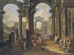 Basen Bethesda autorstwa Giovanni Paolo Pannini