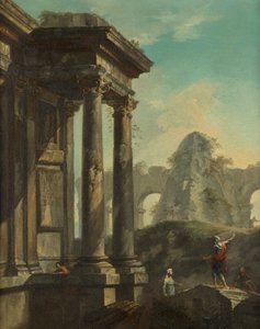 Rzymski krajobraz ruin autorstwa Giovanni Paolo Pannini