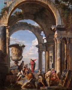 Święty Paweł głosi w Atenach autorstwa Giovanni Paolo Pannini