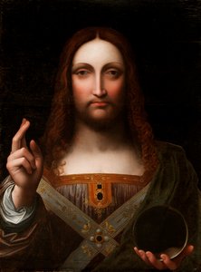 Cristo Salvator Mundi (olej na desce)