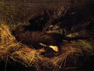 Martwa kozica autorstwa Giovanni Segantini