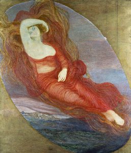 Bogini miłości autorstwa Giovanni Segantini