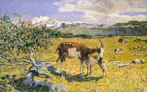 Alpy w maju – Giovanni Segantini (1858-1899)