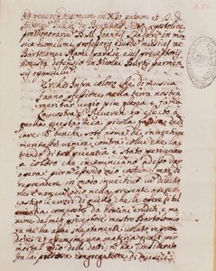 Odręcznie napisana strona traktatu muzycznego przez Giovanniego Spataro autorstwa Giovanni Spataro