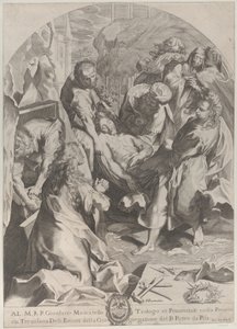Złożenie do grobu, ca. 1622. autorstwa Giovanni Temini