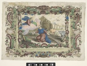 Ark van Noach Noe umieszcza wszystkie zwierzęta w arce / Noe wprowadza todos los animales en l