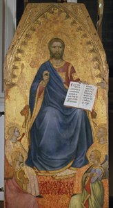 Chrystus Sędzia - Olej na drewnie