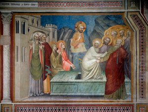 Wskrzeszenie Łazarza (Fresco