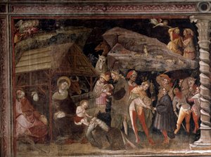 Horoskop. Z cyklu Trzech Króli (Fresco, ok. 1420)