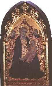Madonna Pokory (tempera na panelu) autorstwa Giovanni di Bartolomeo Cristiani