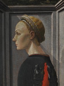 Portret kobiety. autorstwa Giovanni di Franco