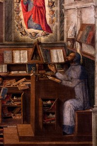 Święty Hieronim ukazuje się świętemu Augustynowi, około 1505-1510 (olej i tempera na płótnie)