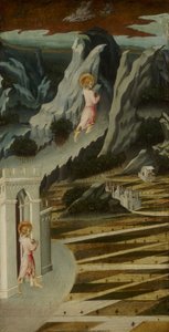 Św. Jan Chrzciciel wkraczający na pustkowie autorstwa Giovanni di Paolo
