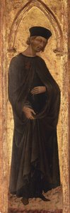 Błogosławiony Andrea Gallerani zmarł 1251, 1447-65. autorstwa Giovanni di Paolo