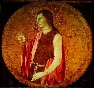 Święty Jan autorstwa Giovanni di Paolo di Grazia