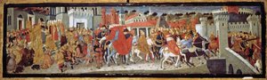 Fryderyk III i Leonora Portugalii w Rzymie, 1452 autorstwa Giovanni di Ser Giovanni,