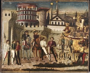 Scena starożytnego triumfu autorstwa Giovanni di Ser Giovanni Scheggia