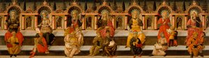 „Siedem sztuk wyzwolonych” (arytmetyka, geometria, muzyka, astrologia, logika, retoryka i gramatyka) - Siedem sztuk wyzwolonych - Malarstwo Giovanniego di Ser Giovanniego