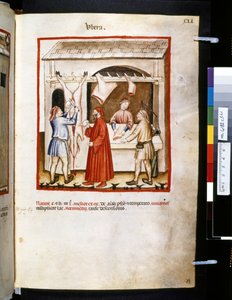 Theatrum sanitatis Ububchasyma de Baldach: "Ubera", pierwsza dekada XIV wieku (miniatura) autorstwa Giovannino de