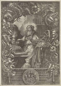 Portret van H. Augustinusa autorstwa Girard van der Bruggen
