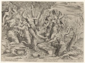 Narodziny Adonisa autorstwa Girolamo Fagiuoli (attributed to)