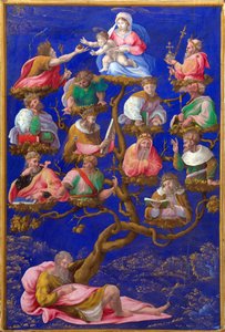 "Drzewo Jessego" Obraz Gerolamo Gengi (1476-1551) około 1535 Londyn, Galeria Narodowa