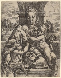 Madonna Aldobrandini autorstwa Girolamo Imperiale I after Raphael